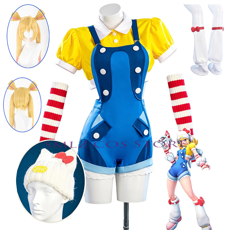 Anime Cosplay Jumpsuit - ชุดคอสเพลย์อนิเมะ Juno จากเกม OW 2 สำหรับผู้หญิง