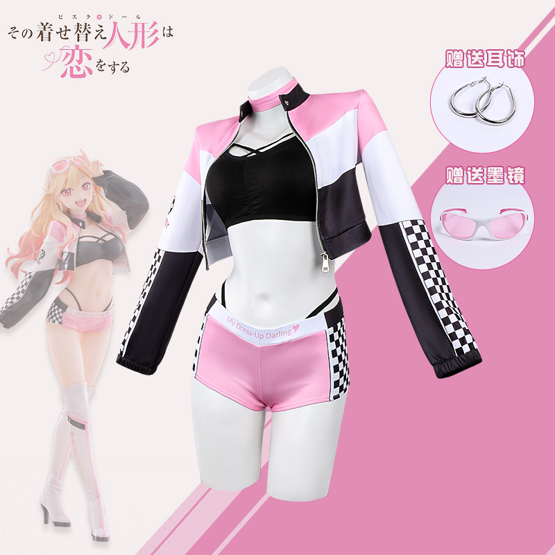 อะนิเมะมายเดรสอัพ ดาร์ลิ่ง วิก - Kitagawa Anime Cosplay บทวิจารณ์และราคา
