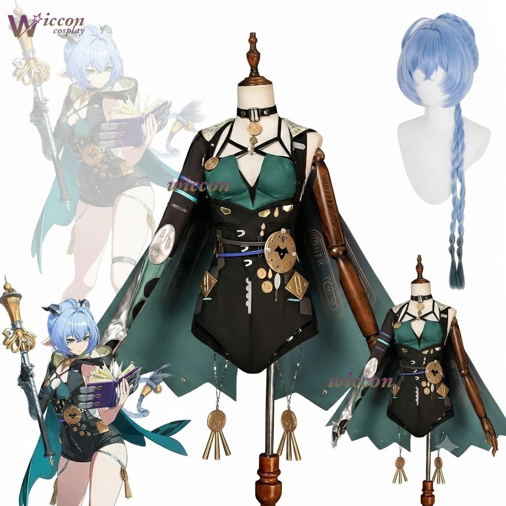 เซนเลส โซน ซีโร่ ลูเซีย เอลูเว - Anime Cosplay Blue Hair บทวิจารณ์และราคา